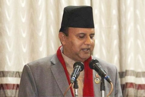 शंकर पोखरेल द्वरा मुख्यमन्त्री पद बाट राजनीमा