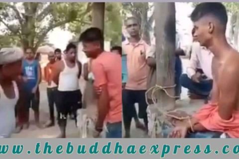 गैरदलित केटी लाई प्रेमपत्र दिएको आरोपमा एक दलित युवकलाई जनावर सरह कुटपिट