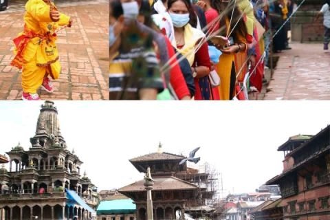 आज कृष्ण जन्माअष्टमी, कृष्ण मन्दिरमा भक्तजनको भीड (फोटो फिचर )