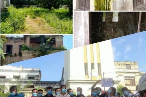 त्रिचन्द्रको ऐतिहासिकता जोगाउन धर्ना र ‘Save Trichandra’ अभियान शुरु